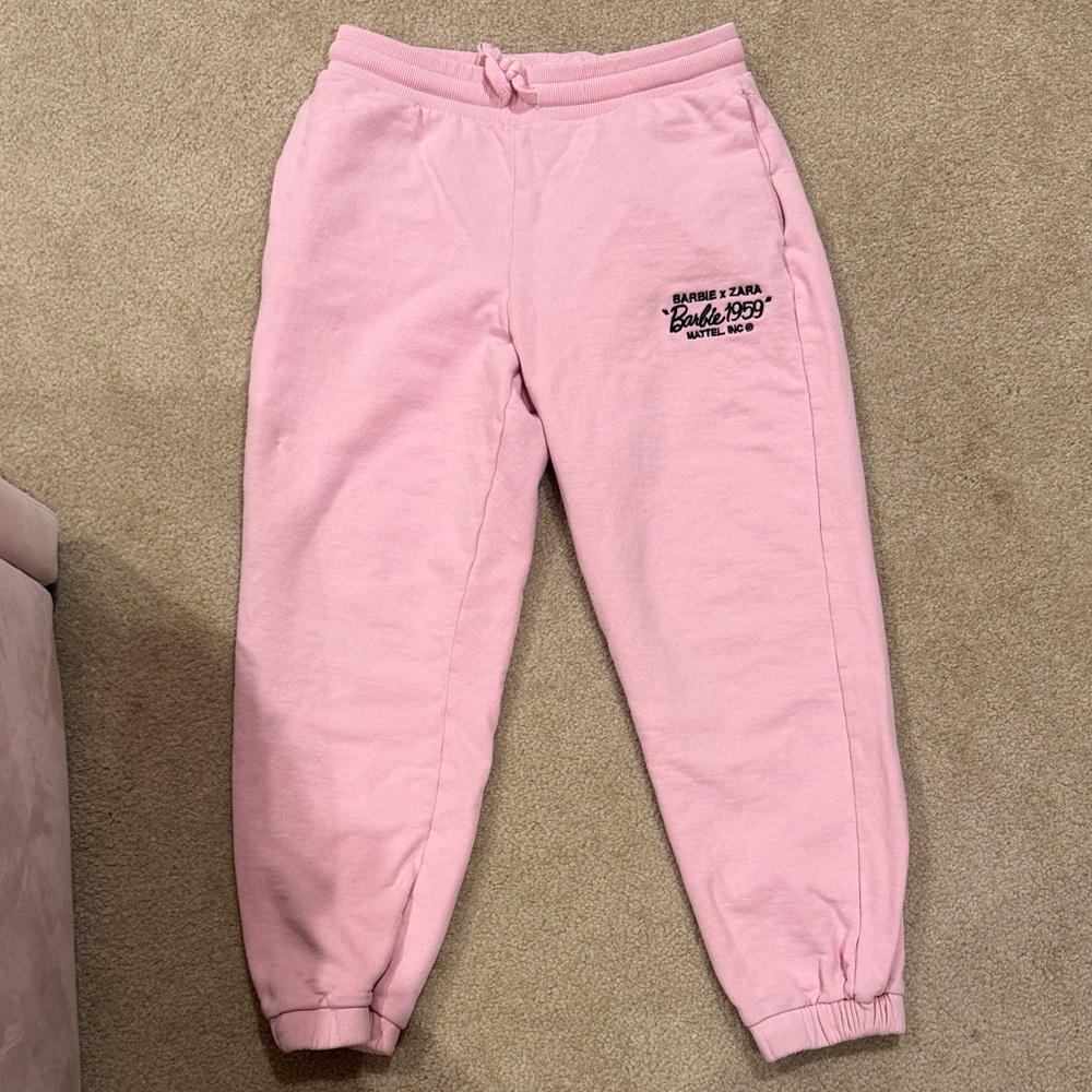 Pink Barbie x Zara Capri Joggers